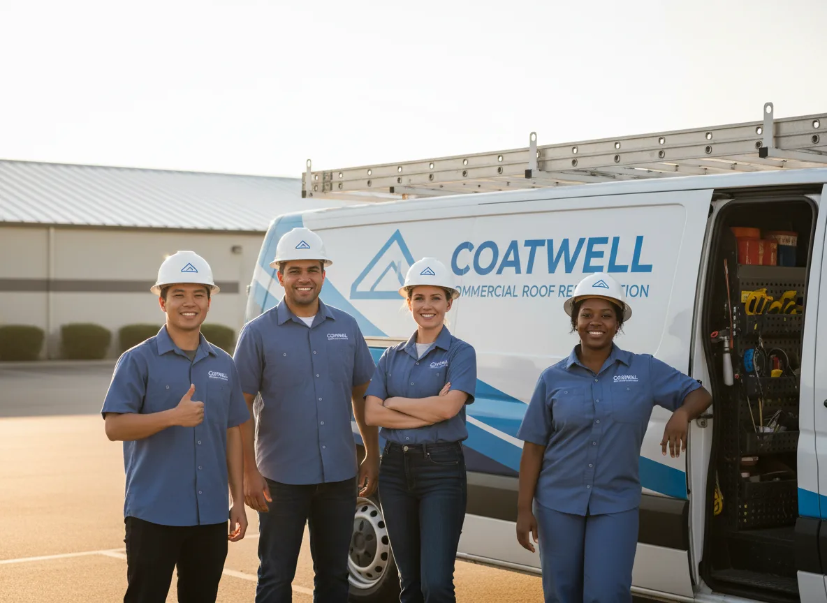 Commercial roof coating company in Lolita, TX